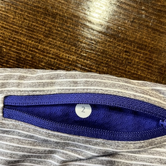 Lululemon Blue and Grey Running Shorts - Picture 4 of 6